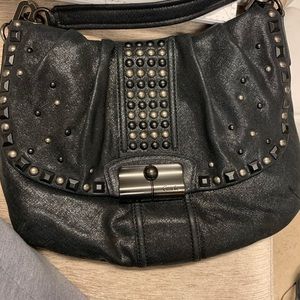 Coach studded shoulder bag